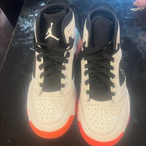 Jordan Kids Sneakers - White and Red Accents